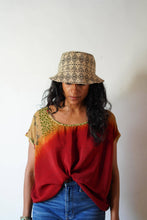 Load image into Gallery viewer, Upcycled Vintage Crepe Silk Free Size Drape Top