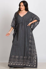 Load image into Gallery viewer, Spiral Block Print Caftans