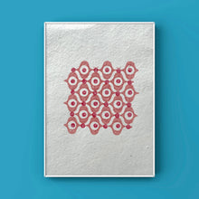 Load image into Gallery viewer, Wood Block Printed Wall Art/Handmade Paper