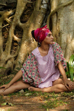 Load image into Gallery viewer, The ultimate upcycled silk hair wrap: Multiple ways to wear!