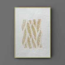 Load image into Gallery viewer, Wood Block Printed Wall Art/Handmade Paper