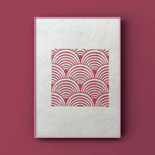 Load image into Gallery viewer, Wood Block Printed Wall Art/Handmade Paper