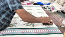 Load image into Gallery viewer, Block Printed Waffle Bath Robe + Towel GIFT SET (Ava)
