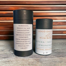 Load image into Gallery viewer, Natural deodorant | Matcha + lemongrass | organic skincare