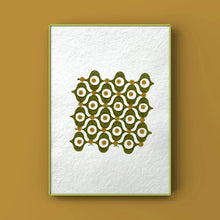 Load image into Gallery viewer, Wood Block Printed Wall Art/Handmade Paper