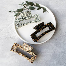 Load image into Gallery viewer, Eco Long Square Terrazzo Hair Clip