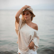 Load image into Gallery viewer, Pure Linen White Top
