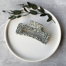 Load image into Gallery viewer, Eco Long Square Terrazzo Hair Clip