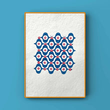 Load image into Gallery viewer, Wood Block Printed Wall Art/Handmade Paper
