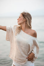 Load image into Gallery viewer, Pure Linen White Top