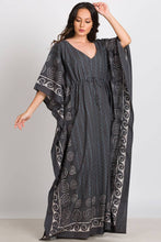 Load image into Gallery viewer, Spiral Block Print Caftans