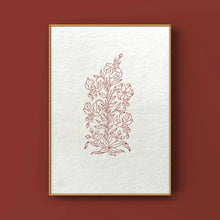 Load image into Gallery viewer, Wood Block Printed Wall Art/Handmade Paper