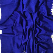 Load image into Gallery viewer, Loom woven pure wool scarf: Tropical Blooms 2