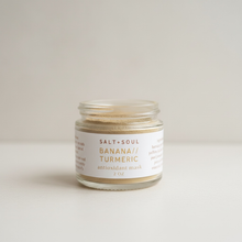 Load image into Gallery viewer, Banana + turmeric clay face mask | skincare mask | vitamin C