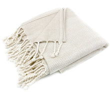 Load image into Gallery viewer, Organic Non Dyed Turkish Cotton Towel