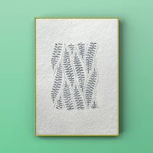 Load image into Gallery viewer, Wood Block Printed Wall Art/Handmade Paper
