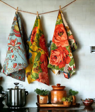 Load image into Gallery viewer, Vintage Print Inspired Kitchen Towels
