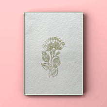 Load image into Gallery viewer, Wood Block Printed Wall Art/Handmade Paper

