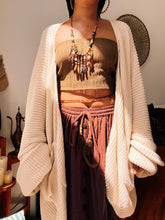 Load image into Gallery viewer, 100% Organic Cotton Bohemian Oversized Sweater, Chic Cardi

