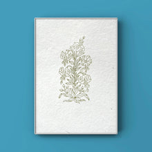 Load image into Gallery viewer, Wood Block Printed Wall Art/Handmade Paper
