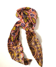 Load image into Gallery viewer, The ultimate upcycled silk hair wrap: Multiple ways to wear!
