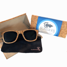 Load image into Gallery viewer, Eco-Friendly Sunglasses with Cork and Wood Frames
