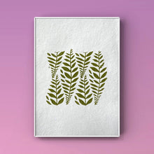 Load image into Gallery viewer, Wood Block Printed Wall Art/Handmade Paper

