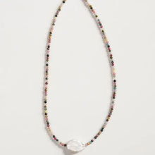 Load image into Gallery viewer, Petite Beaded Necklace with Baroque Pearl
