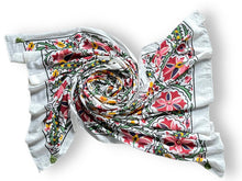 Load image into Gallery viewer, Bohemian Inspired Cotton Scarves with handmade Tassel Detail
