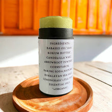 Load image into Gallery viewer, Natural deodorant |  Matcha + lemongrass | organic skincare
