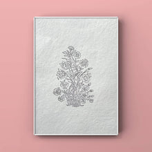 Load image into Gallery viewer, Wood Block Printed Wall Art/Handmade Paper

