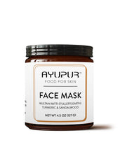 Load image into Gallery viewer, AYUPUR™ Face Mask w/ Multani Mitti (Fuller's Earth)  - 4.5oz
