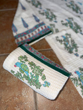 Load image into Gallery viewer, Block Printed Waffle Bath Robe + Towel GIFT SET  (Ava)

