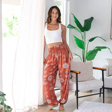 Load image into Gallery viewer, Sacred Sienna Harem Pants with Pockets
