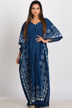 Load image into Gallery viewer, Spiral Block Print Caftans
