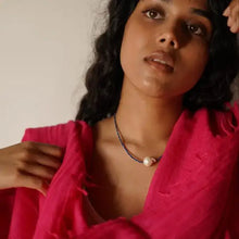 Load image into Gallery viewer, Petite Beaded Necklace with Baroque Pearl
