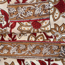 Load image into Gallery viewer, Naturally Dyed Women's Block Printed PJs- 3 Piece Set (Latte

