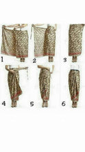 Load image into Gallery viewer, Printed Cotton Wrap Skirt: Mostly Free Size
