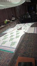 Load image into Gallery viewer, Block Printed Waffle Bath Robe + Towel GIFT SET  (Ava)
