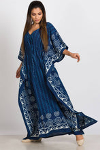Load image into Gallery viewer, Spiral Block Print Caftans
