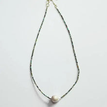 Load image into Gallery viewer, Petite Beaded Necklace with Baroque Pearl
