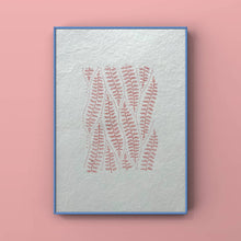 Load image into Gallery viewer, Wood Block Printed Wall Art/Handmade Paper
