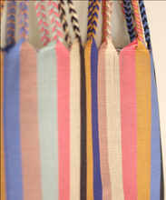 Load image into Gallery viewer, Las Rayas Tote Hand Woven in Chiapas - Gruesita Beige
