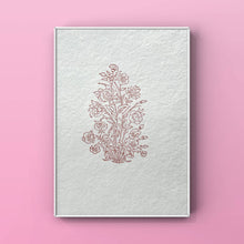 Load image into Gallery viewer, Wood Block Printed Wall Art/Handmade Paper
