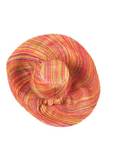 Load image into Gallery viewer, Sun Hats: Multicolor Melange Packable 5"&amp;7" Brim Straw
