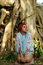 Load image into Gallery viewer, The ultimate upcycled silk hair wrap: Multiple ways to wear!
