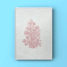 Load image into Gallery viewer, Wood Block Printed Wall Art/Handmade Paper
