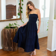 Load image into Gallery viewer, Oxford Cotton Mai Tai Maxi Dress
