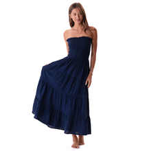 Load image into Gallery viewer, Oxford Cotton Mai Tai Maxi Dress
