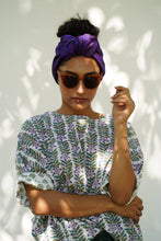 Load image into Gallery viewer, The ultimate upcycled silk hair wrap: Multiple ways to wear!
